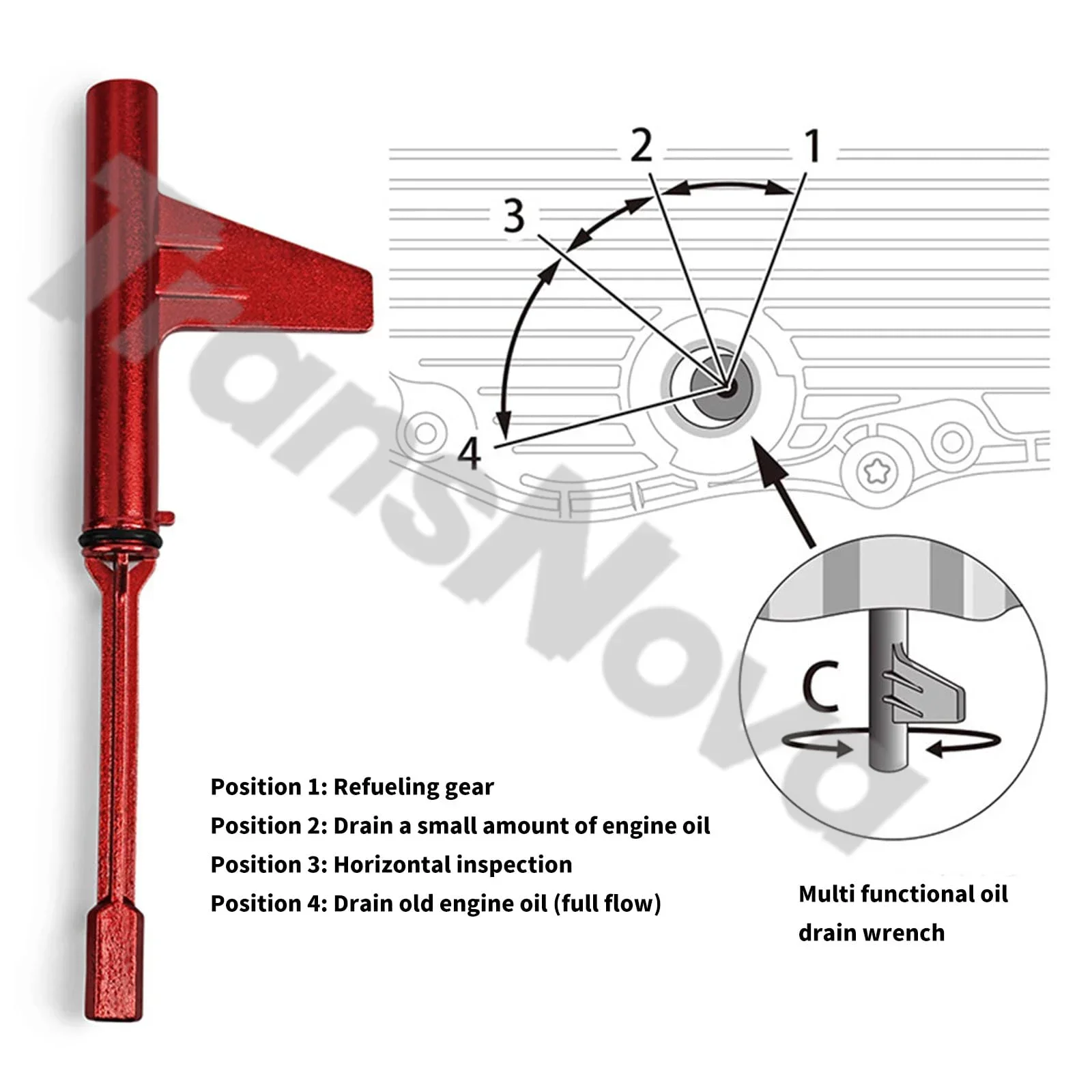 TransNova 725.0 Transmission O - огляд і ціна Drain Filler Kit